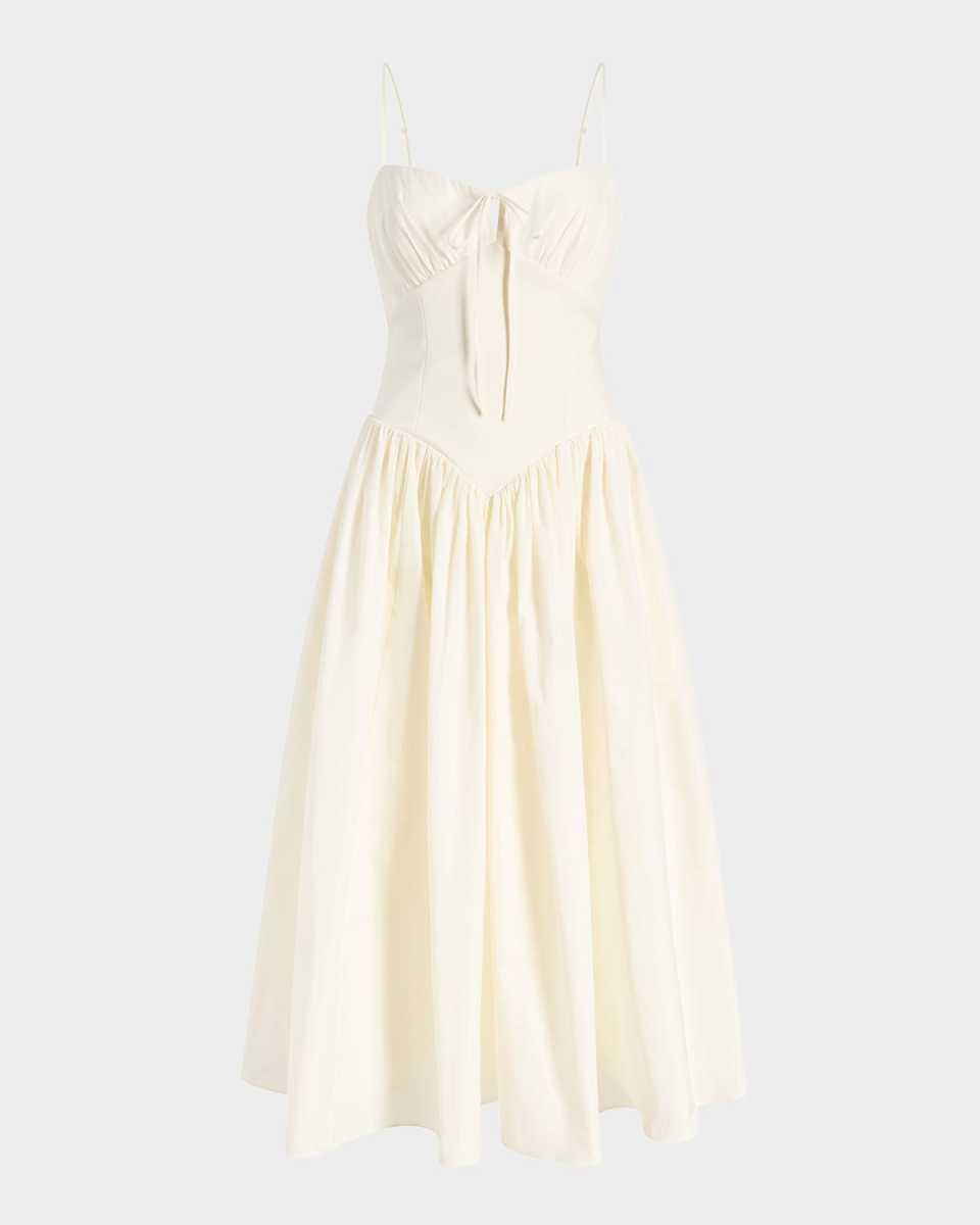 Anela Sleeveless Corset Midi Dress
